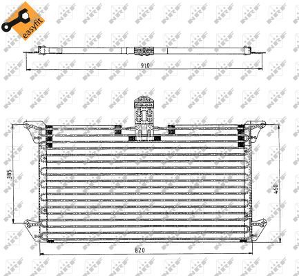 Condenser, air conditioning 35061