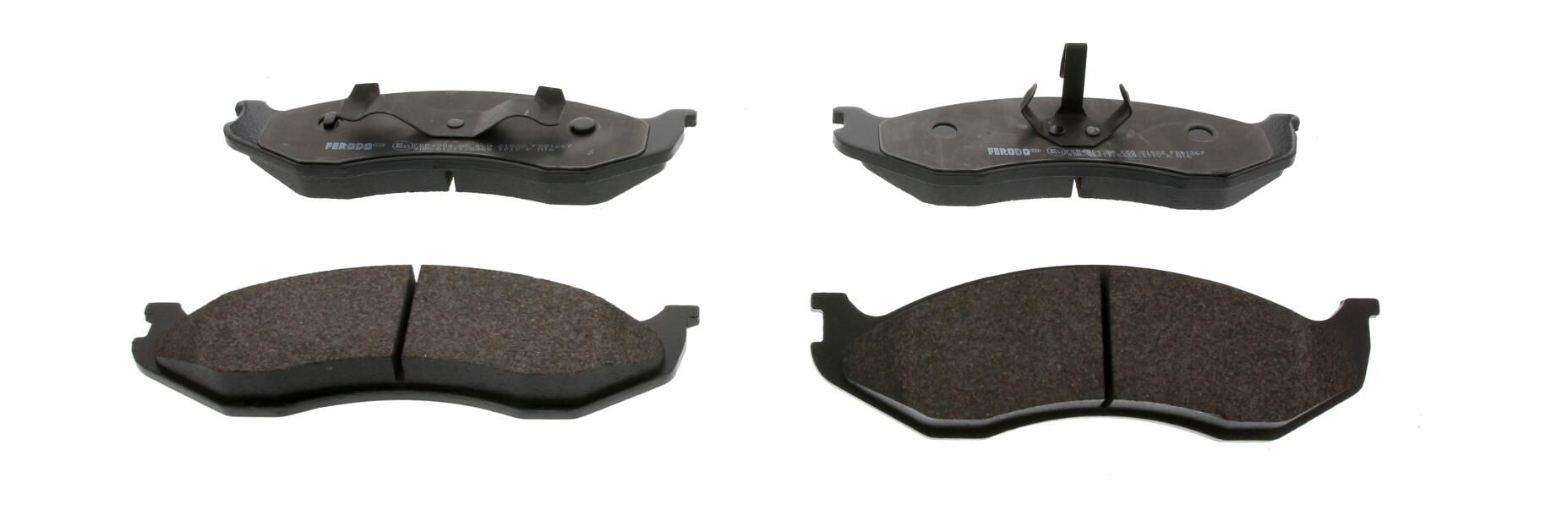 FERODO FDB1267 - Bremsbelagsatz, Scheibenbremse PREMIER ECO FRICTION
