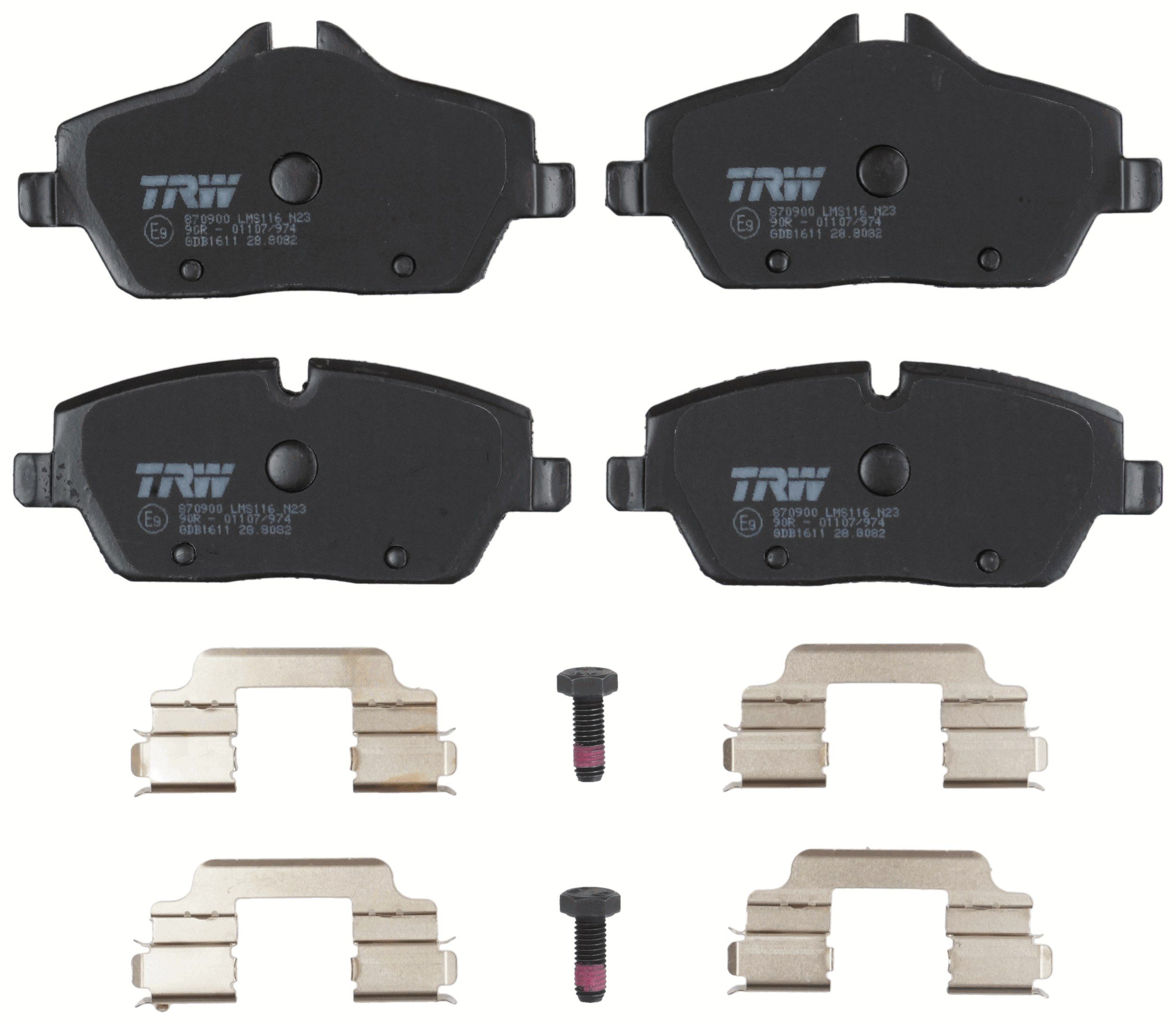 TRW DISC BRAKE PADS - TecDoc 2