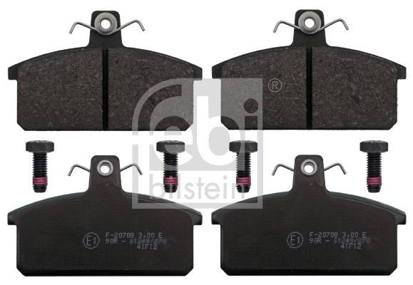 Bremsbelagsatz, Scheibenbremse