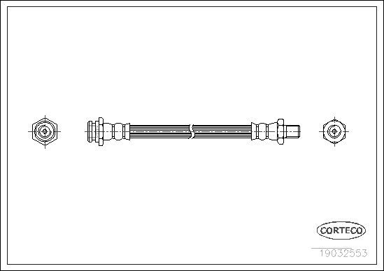 FLEXIBLE DE FREIN NISSAN TERRANO  0705