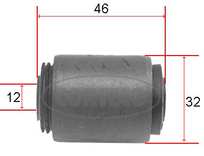 Mounting, control/trailing arm 21652438