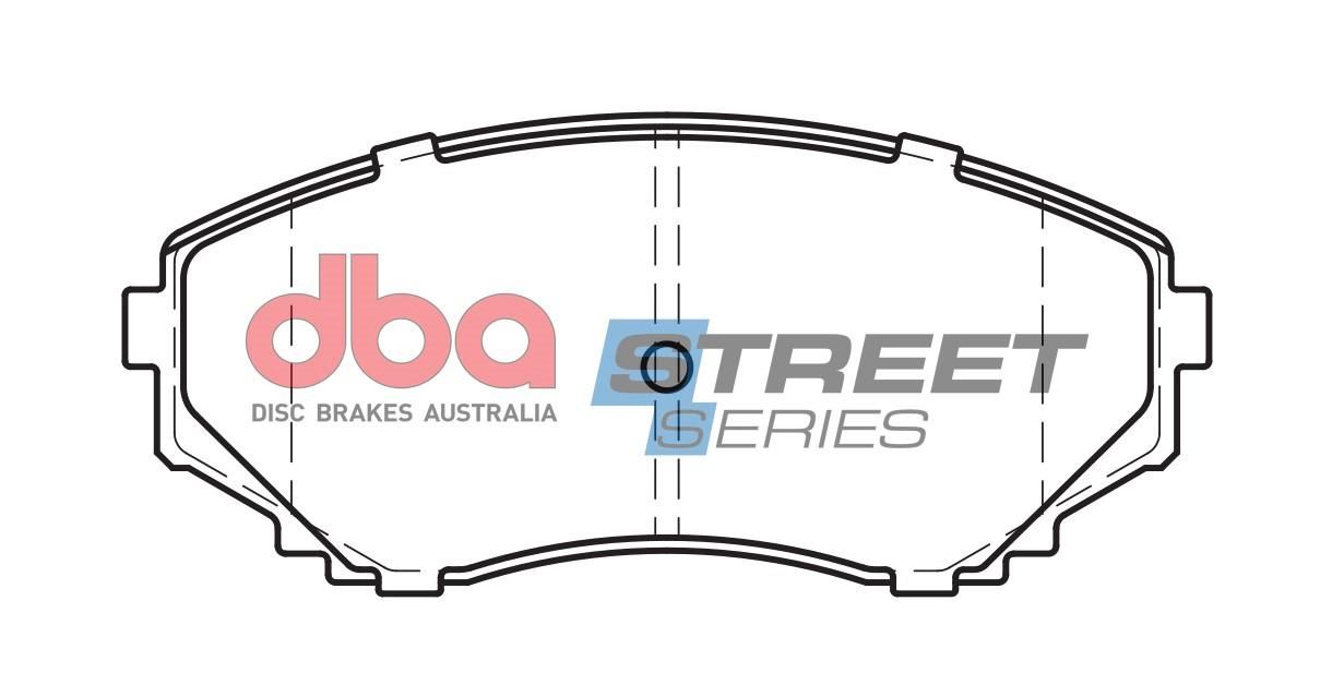 DBA SS STREET SERIES BRAKE PADS [ Mazda 1995-2014 F ] - TecDoc Only