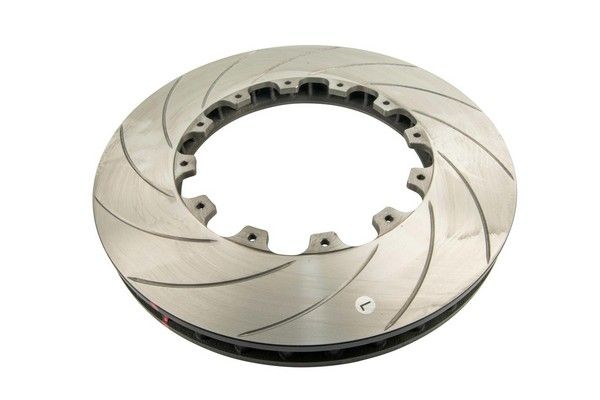 5000 Rotor Curved Slot Left - 378mm x 36mm KP [ HSV VE W427 Yellow Caliper only Strap Drive Replacement ] NAS Nuts Included - TecDoc 2