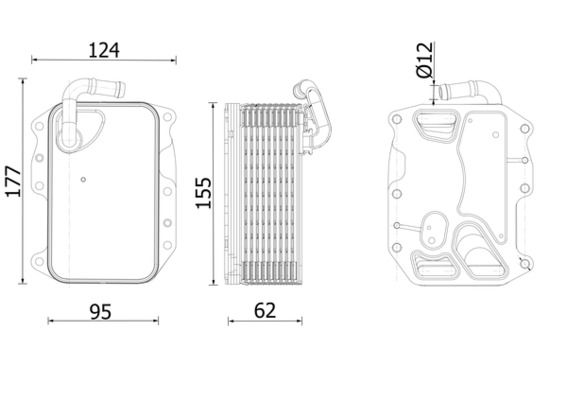 MAHLE CLC 279 000S - &Ouml;lk&uuml;hler, Motor&ouml;l