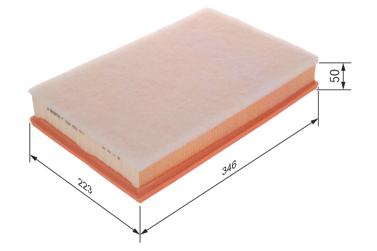 NEU - BOSCH F026400477 Luftfilter für AUDI VW