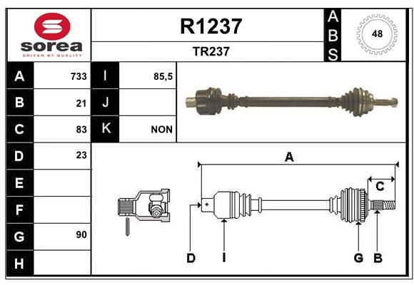 TRANS RENAULT R19 ABS  .