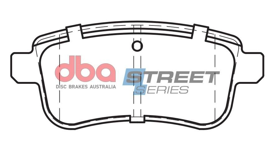 DBA SS STREET SERIES BRAKE PADS [ Renault Megane/CC 2008 - On R ] - TecDoc Only