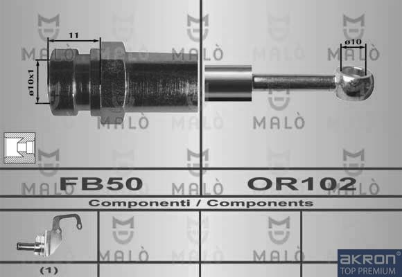 80487 AKRON-MALÒ fékcső