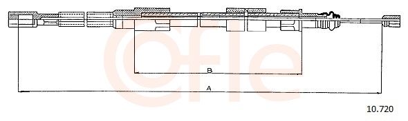 COFLE 10.720 - Seilzug, Feststellbremse