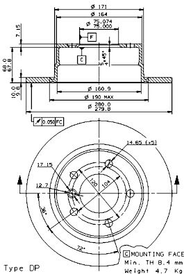 Brake Disc 08.9859.81