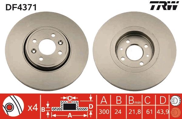 PAIRE DE DISQUES  9900