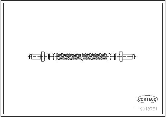 FLEXIBLE DE FREIN ROVER GROUP AL  0705