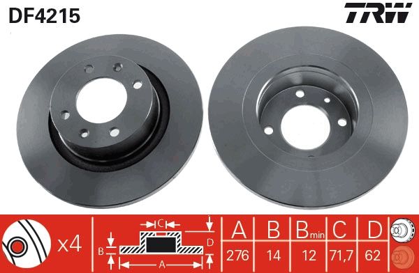 PAIRE DE DISQUES  9900