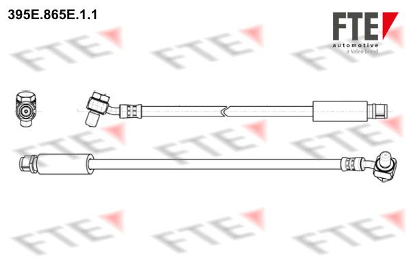9240556 FTE fékcső