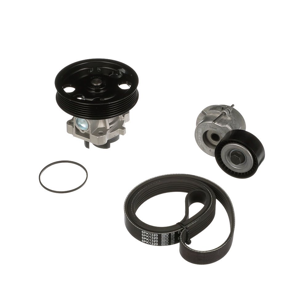 vandens siurblys + V formos rumbuotas diržas, komplektas