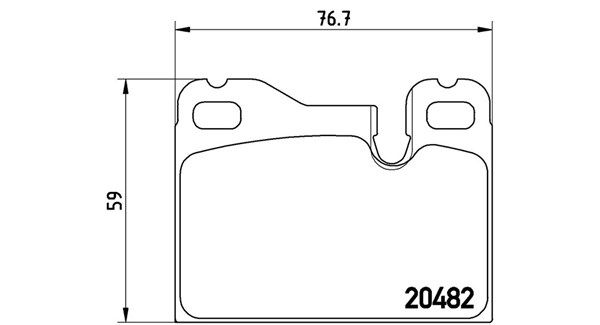 Bremsbelagsatz, Scheibenbremse