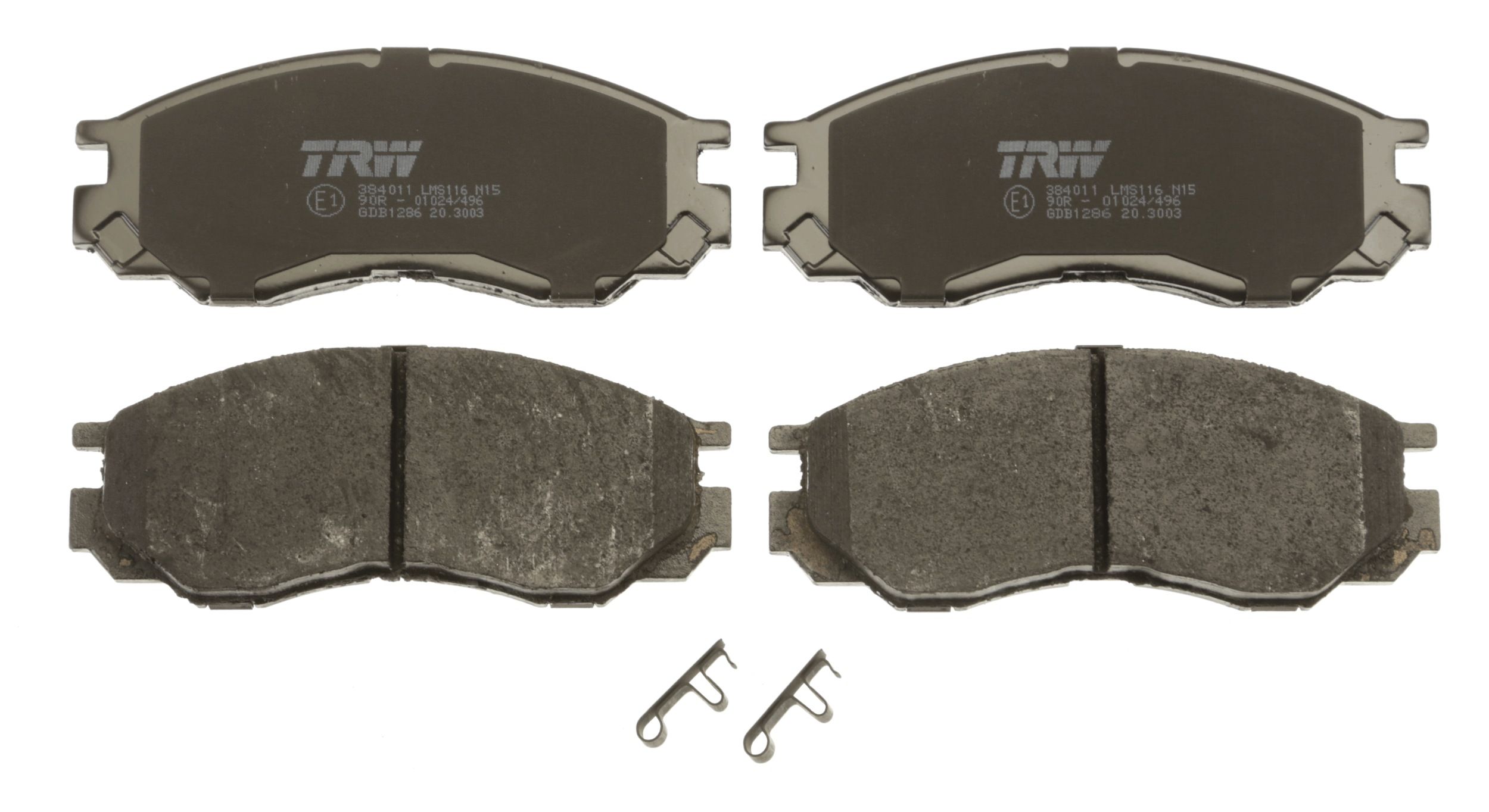 TRW DISC BRAKE PADS - TecDoc 2