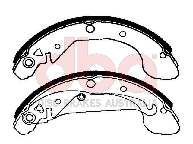 Street Series Brake Shoes [Daewoo Tacuma 228.6mm] - TecDoc Only