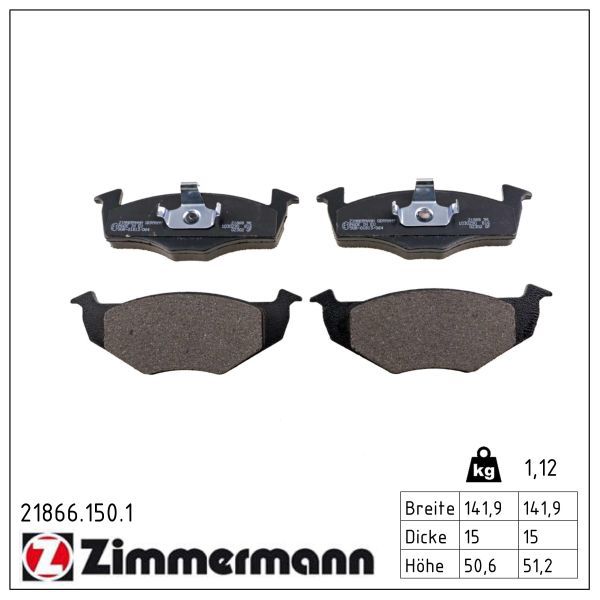 Bremsbelagsatz, Scheibenbremse