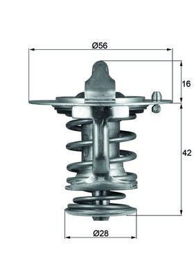 Thermostat, coolant TX 83 76D