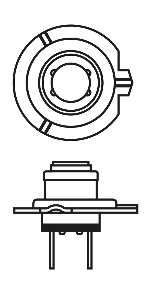 Glühlampe, Fernscheinwerfer