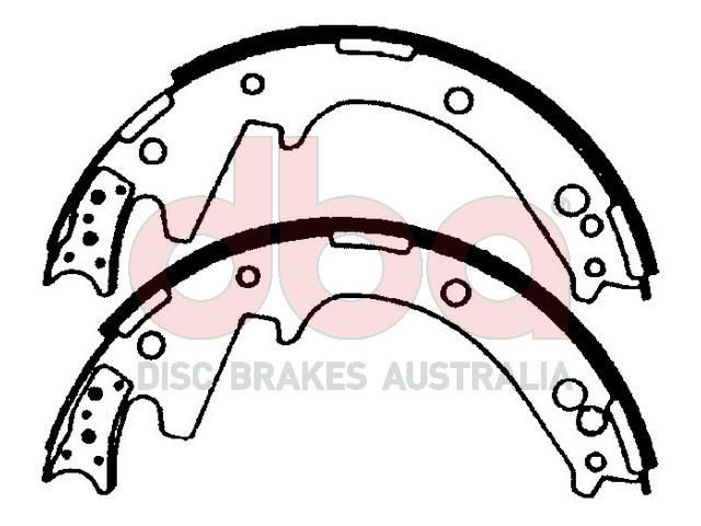 Street Series Brake Shoes [Dodge / Mitsubishi L200 1980-87 241.3mm] - TecDoc Only