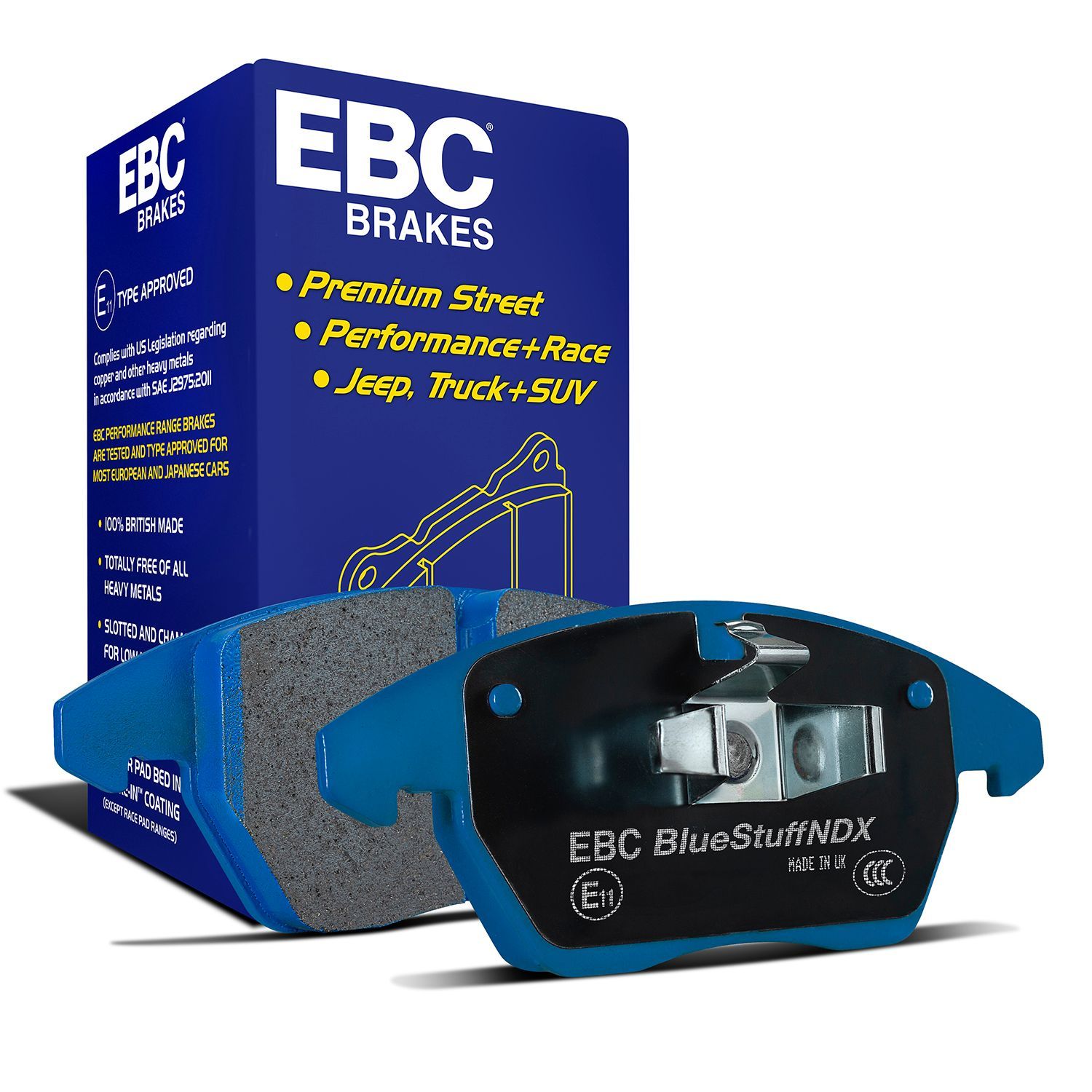 EBC Brakes DP52173NDX - Bremsbelagsatz, Scheibenbremse