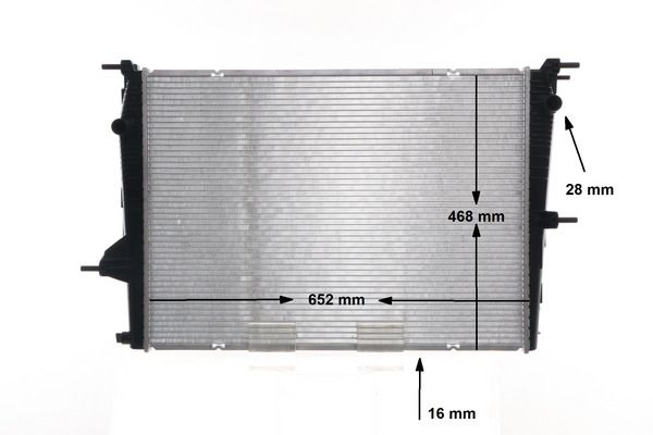 Radiador, refrigeración del motor