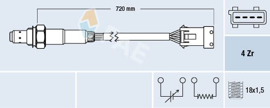 Lambda Sensor 77280