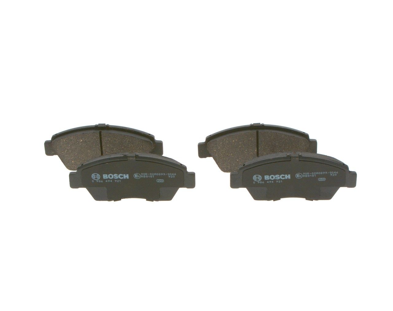 Brake Pad Set, disc brake 0 986 494 921