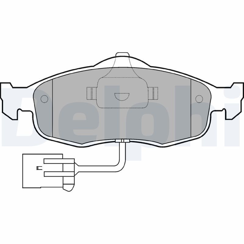 Brake Pad Set, disc brake LP781