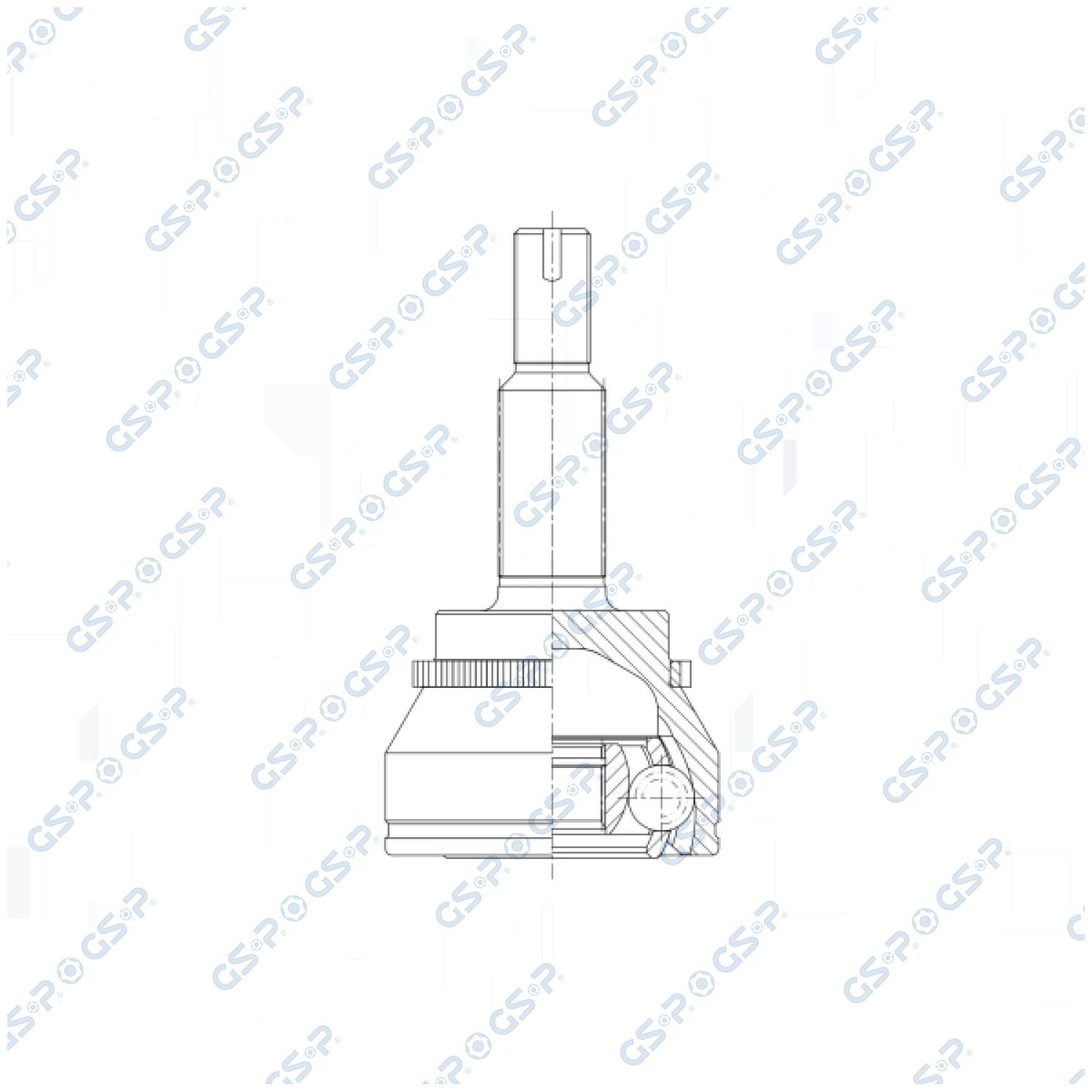 Juego de articulación, eje de transmisión