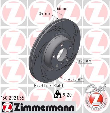Zimmermann 150.2921.55 Bremsscheibe