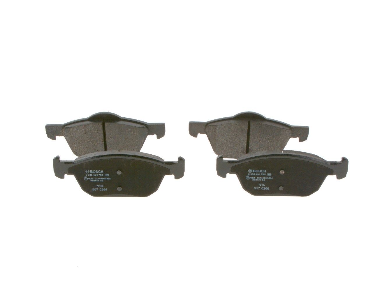 Brake Pad Set, disc brake 0 986 494 785