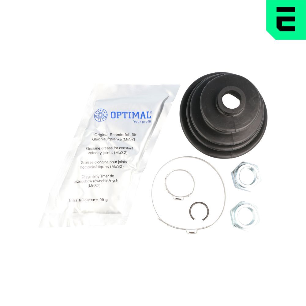 Faltenbalgsatz, Antriebswelle