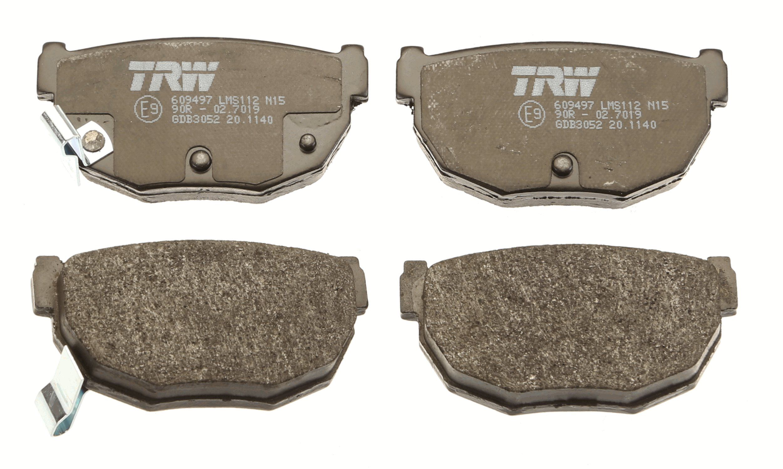 TRW DISC BRAKE PADS - TecDoc 2