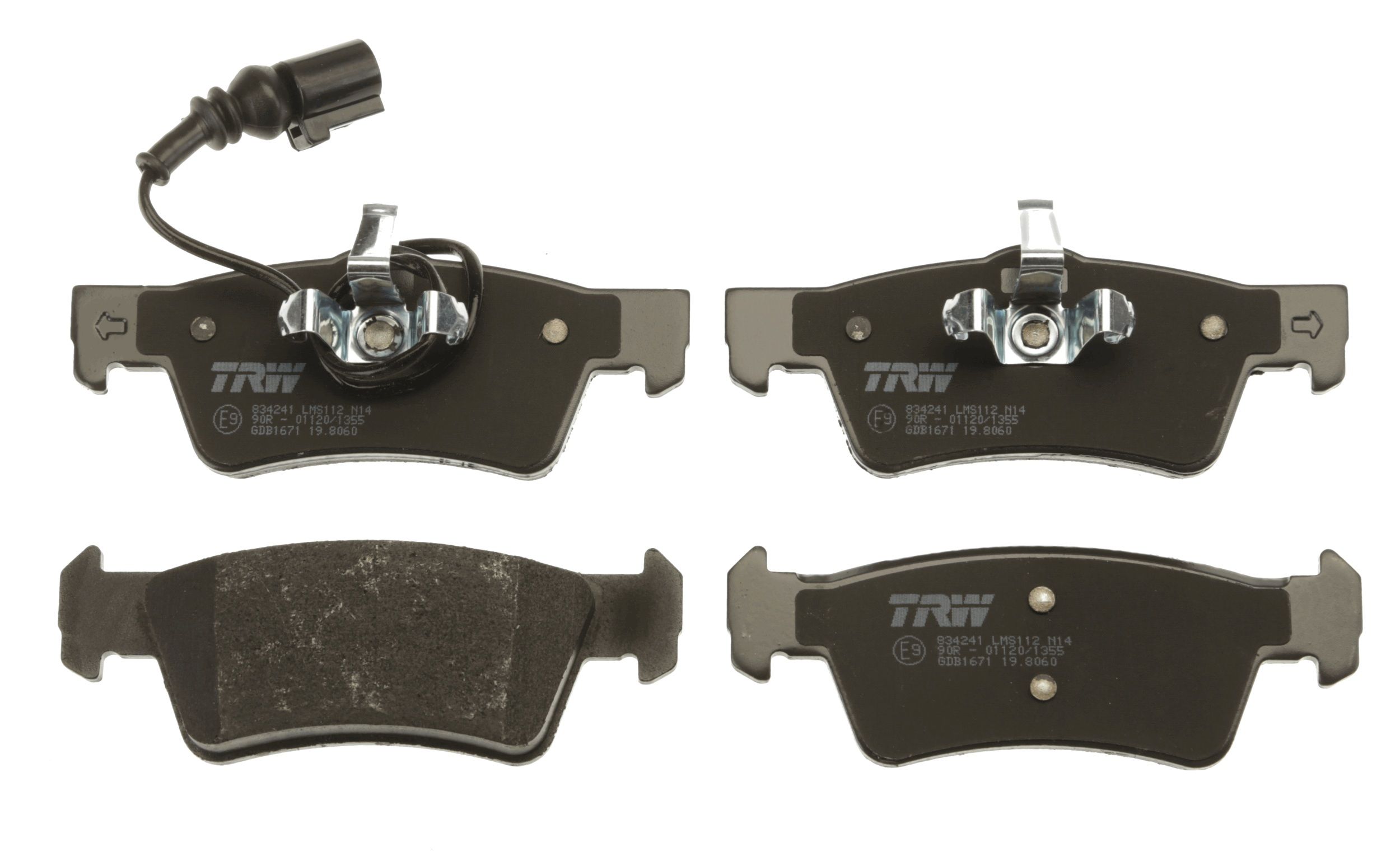 TRW DISC BRAKE PADS - TecDoc 2