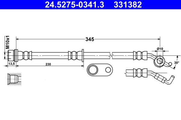 Brake Hose 24.5275-0341.3