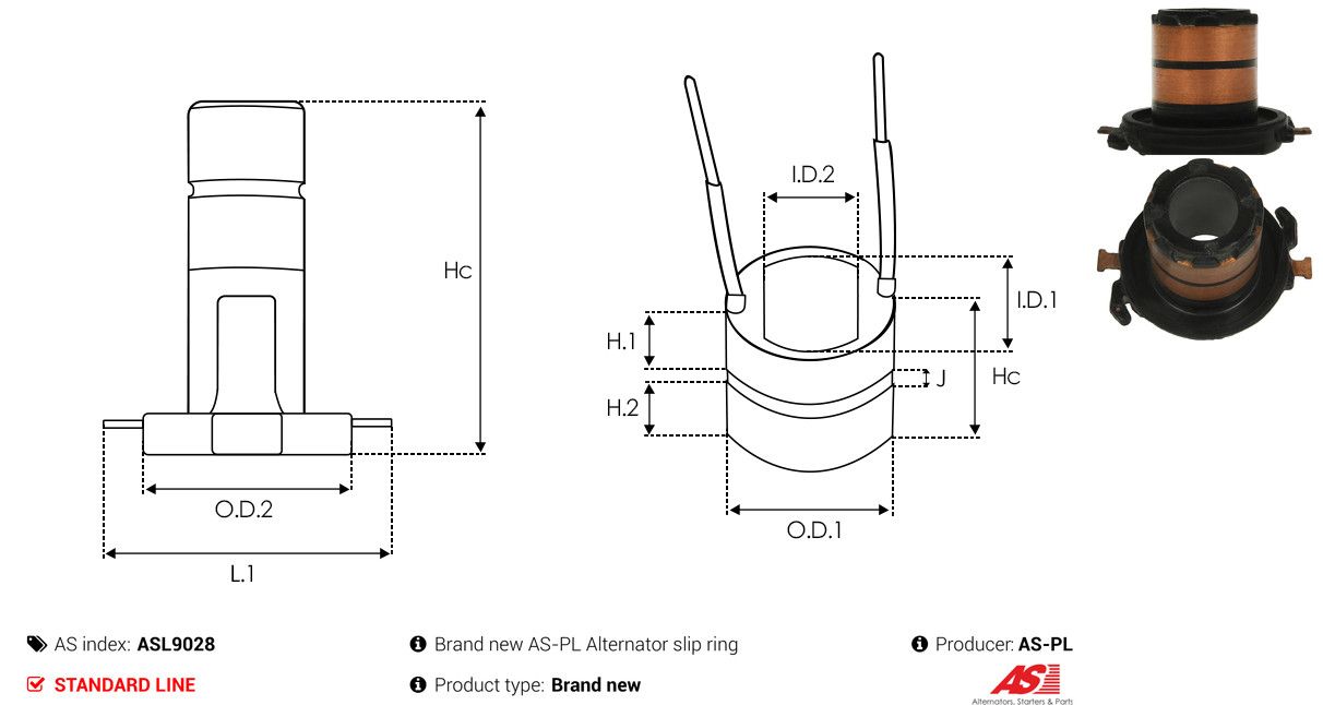 kontaktinis žiedas, generatorius