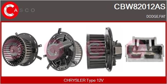 CBW82012AS CASCO Brand New HQ Utastér-ventilátor