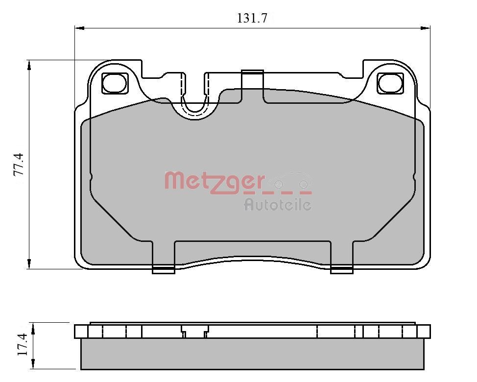 Brake Pad Set, disc brake 1170789