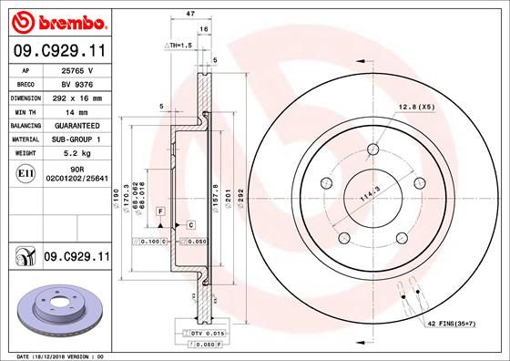 Brake Disc 09.C929.11