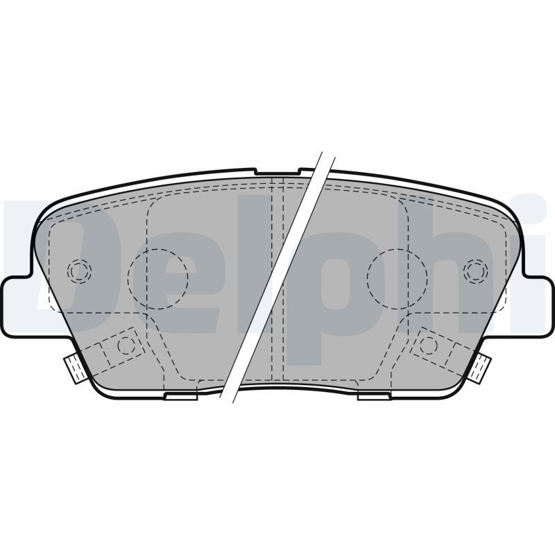 Brake Pad Set, disc brake LP2202