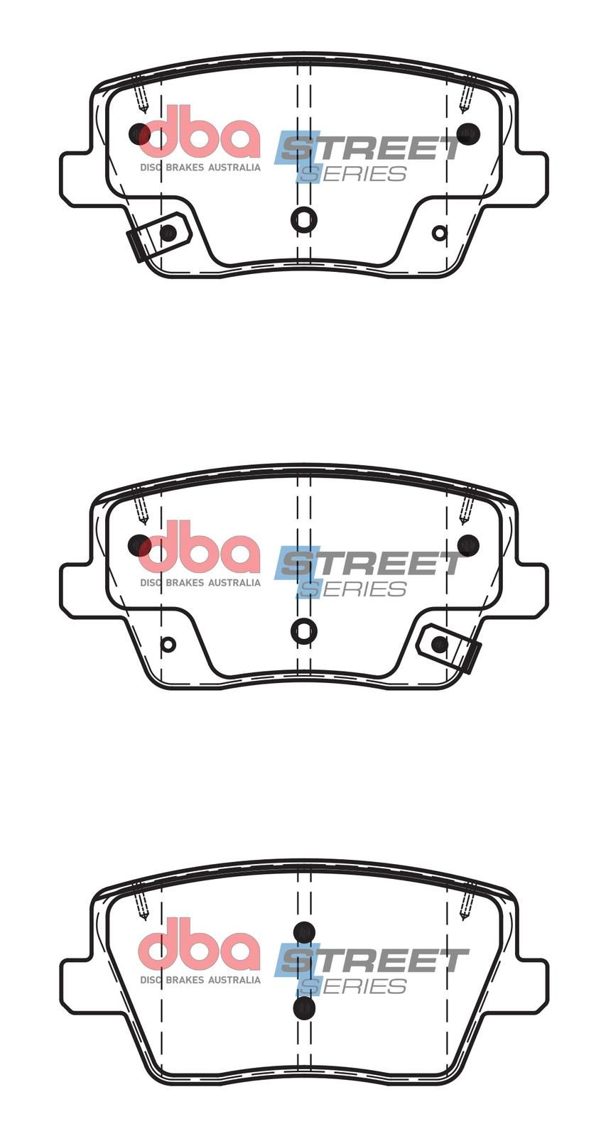 DBA SS STREET SERIES BRAKE PADS [  Hyundai I30N / Veloster 2018/ Kona N 2021 - On R ] - TecDoc Only
