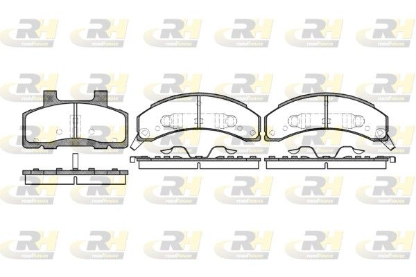 Bremsbelagsatz, Scheibenbremse