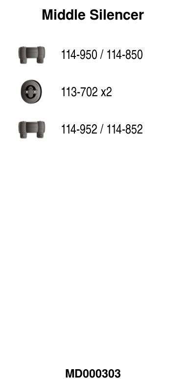 Mittelschalld&auml;mpfer