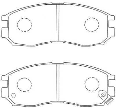 Juego de balatas de freno