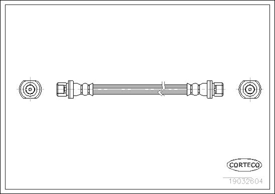 FLEXIBLE DE FREIN TOYOTA YARIS  0705