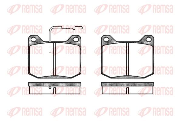 Premium Front Brake Pad Set